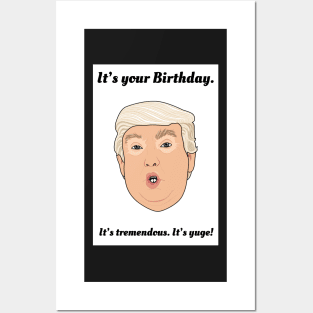 Donald Trump Birthday Posters and Art